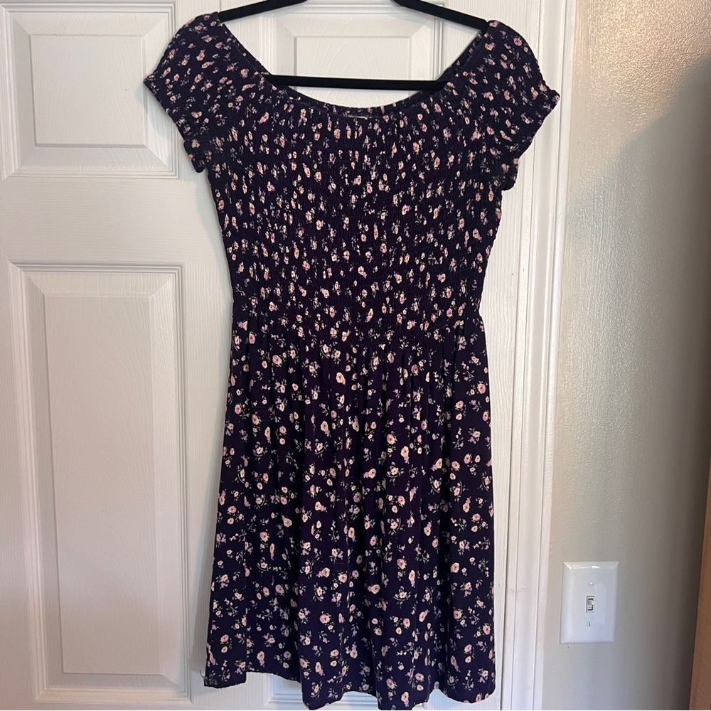 Mossimo Supply Co. Purple and Pink Textured Top